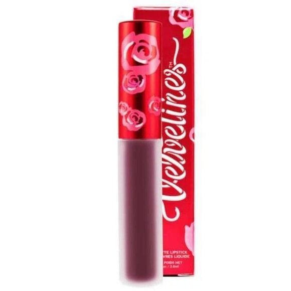 2X LIME CRIME Matte Velvetines Liquid Lipstick FETISH Deep Plum Purple NIB NEW - Picture 6 of 10